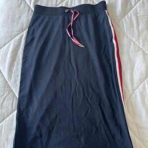 Tommy Hilfiger striped y2k midi skirt